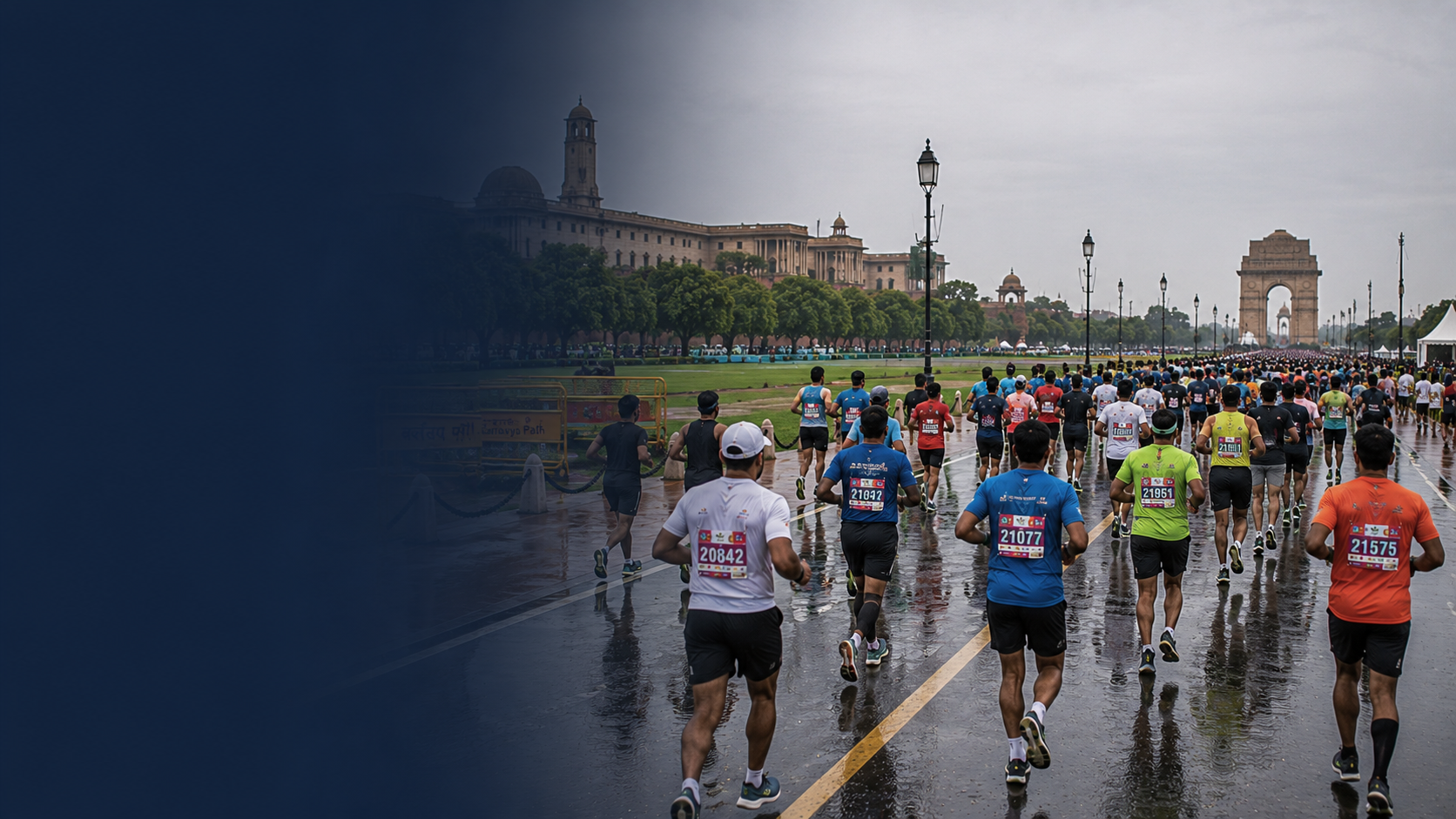 Runners celebrating after completing a SportzLive event